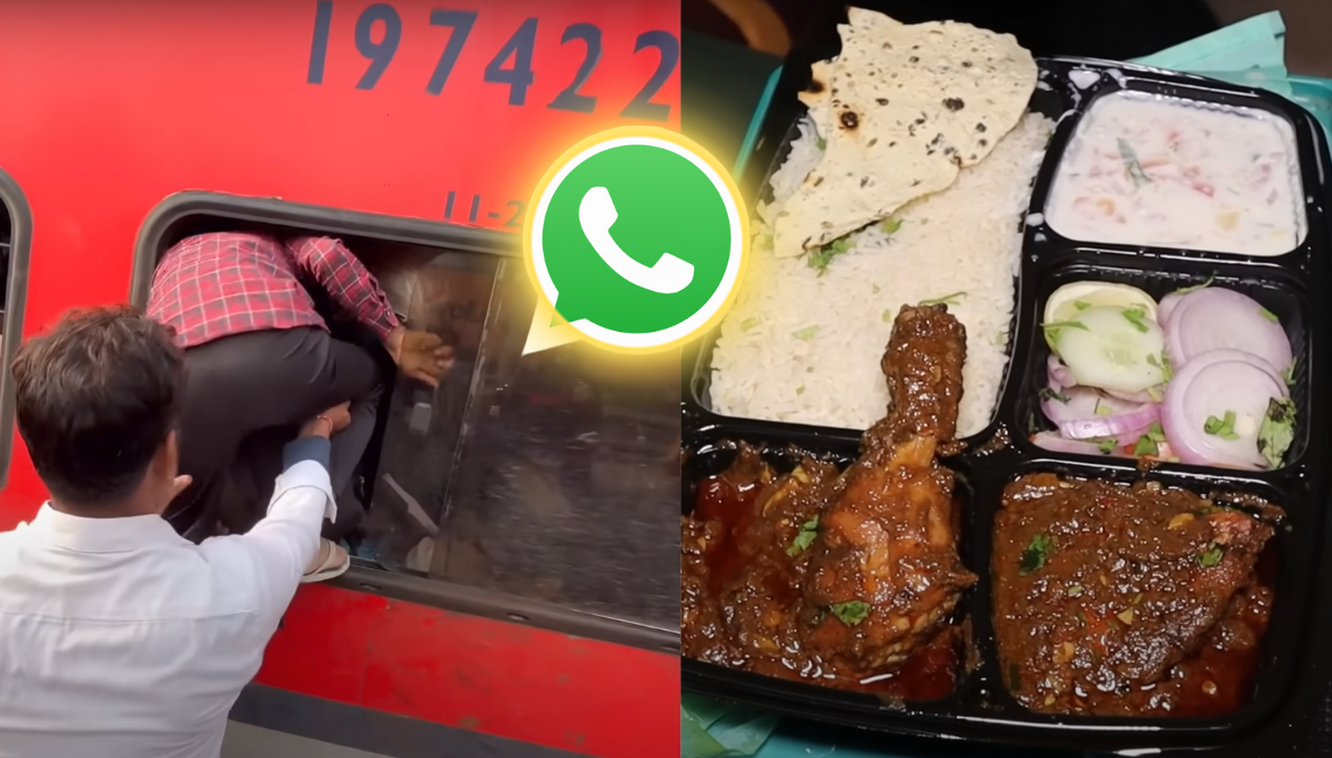Train Food Through WhatsApp